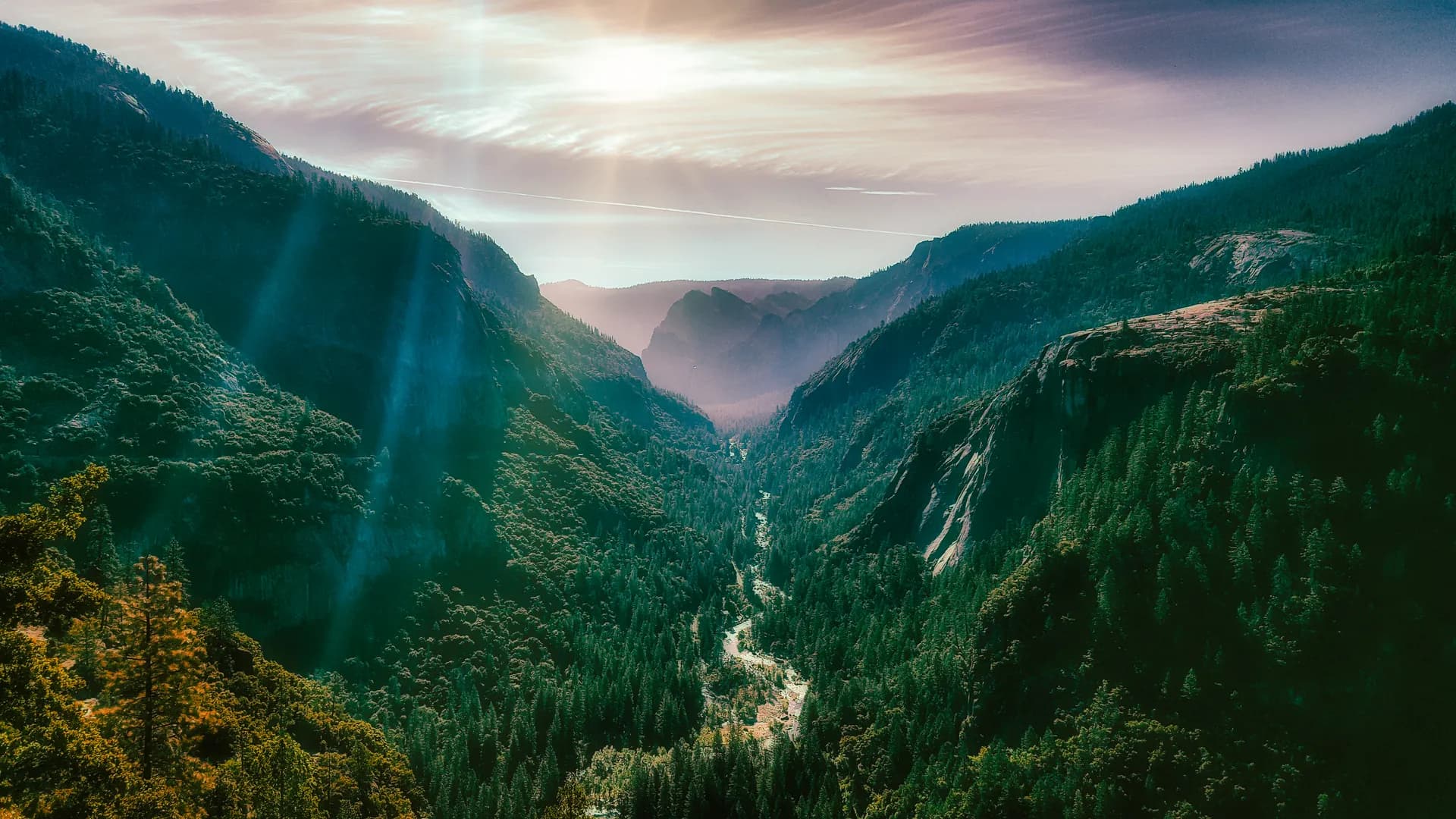 Mountain Valley Landscape