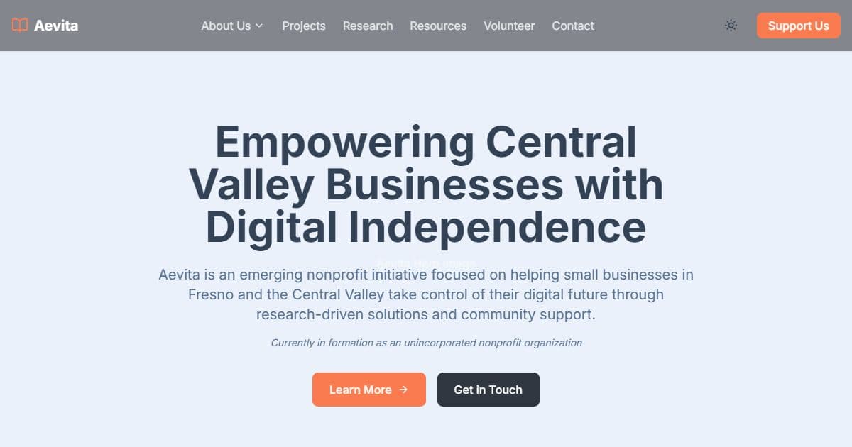 Nonprofit Website